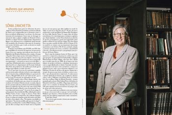 Sônia Zanchetta é uma da estrelas da revista estilo, da Cia Zaffari