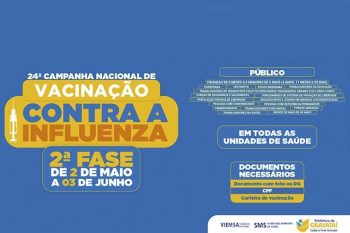 Segunda fase teve início nesta segunda-feira e se estende até o dia 3 de junho