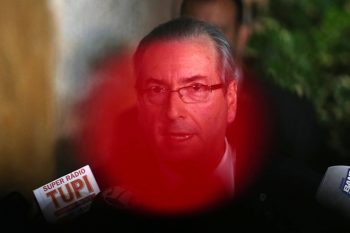 Eduardo Cunha durante entrevista no dia 5 de maio | Foto FABIO POZZEBOM | Agência Brasil