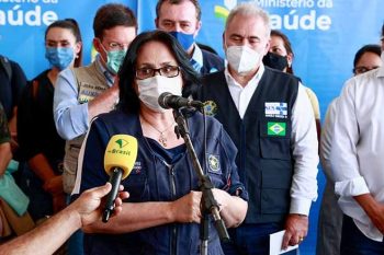Ministra Damares | Foto WALTERSON ROSA | Ministério da Saúde