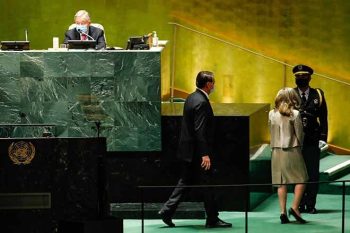 Bolsonaro na ONU | Foto ALAN SANTOS | PR