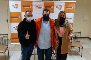 Mario, com Cláudio Janta e Nalígia Alves, em encontro na quarta que confirmou o ex-candidato a vice de 2016 como presidente do Solidariedade. Foto: Divulgação