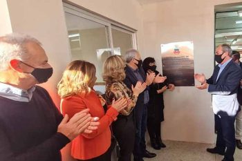 Inauguração teve a presença dos filhos de Suely, Marco e Cláudio Alba