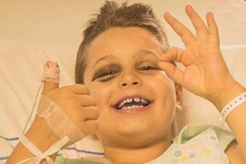 Enzo Montechiar, de sete anos, é um menino alegre que adora a vida