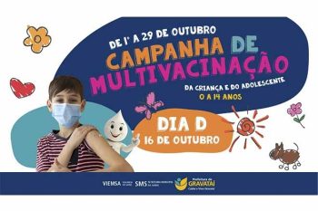 Iniciativa visa atualizar a caderneta de vacinas de crianças e adolescentes
