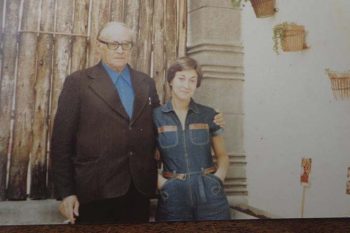 A jornalista Sônia Zanchetta com seu pai, Fidel Zanchetta, em registro de 1981 | Fotos ARQUIVO PESSOAL