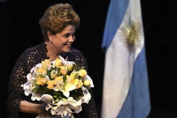 Presidente deposta em visita a Argentina