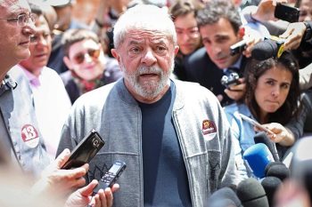 O ex-presidente em 2 de outubro | Foto RICARDO NOGUEIRA