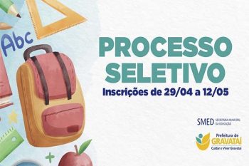 Inscrições iniciam hoje e se estendem até o dia 12 de maio