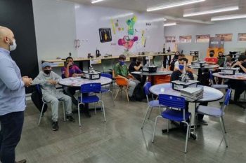 Ao todo, 40 alunos participam da formação