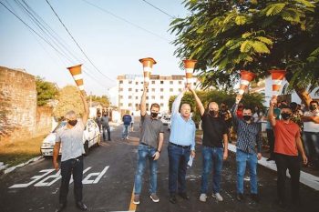 Juntas, vias somam mais de 155 metros