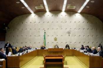 O plenário do STF: conservadores da Câmara temem as decisões do Supremo