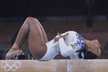 A ginasta Rebeca Andrade | Foto JOANNE RORIZ | COB