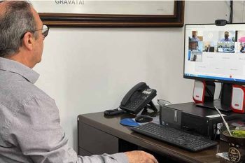 Prefeito Luiz Zaffalon participou de encontro virtual entre representantes da Granpal e da vacina russa Sputnik V