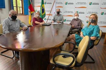 Prefeito Luiz Zaffalon recebeu representantes do Distrito Industrial de Gravataí e da Acigra