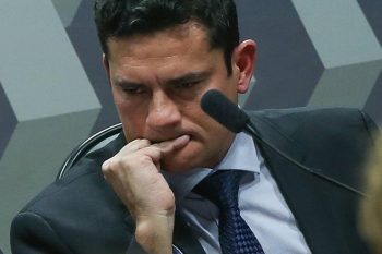 O juiz Sérgio Moro, em evento no ano passado, na foto de LULA MARQUES