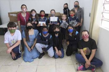 Alunos irão utilizar os materiais durante a participação no torneio estudantil de robótica First Lego League