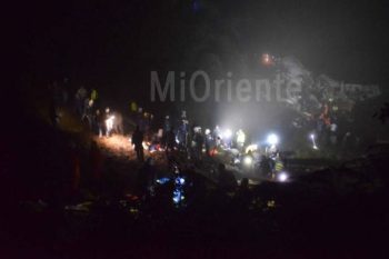 Local da tragédia é de difícil acesso e tempo ruim atrapalha operação de resgate | Foto MI ORIENTE