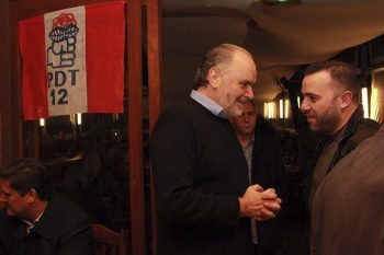 Daniel Bordignon e o fiador de sua defesa, Cláudio Ávila