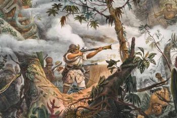 Imagem JB DEBRET, Combate aos botocudos (1827)
