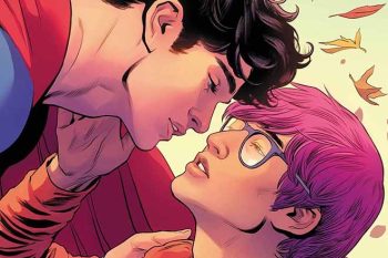 Capa alternativa de ‘Superman: Son of Kal-El’ 5, onde Jon Kent sai do armário