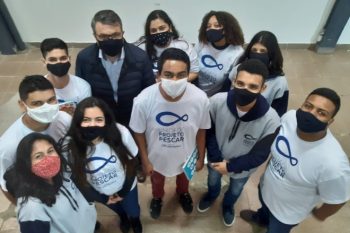 Aulas de eletromecânica voltaram ao regime presencial e marcaram o lançamento do Programa de Voluntariado da Ambiental Metrosul. Foto: Divulgação