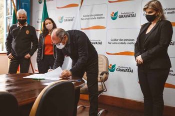 Prefeito Luiz Zaffalon deu posse a Janaína Balkey como procuradora-geral