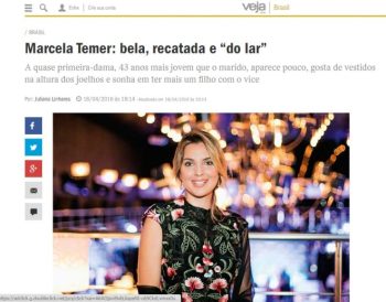Perfil publicado por Veja provocou reação feminista nas redes sociais