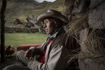 Julio Hancco é um camponês dos Andes que cultiva 300 variedades de batatas e reconhece cada uma delas pelo nome. Foto |  ALONSO MOLINA - ETIQUETA VERDE