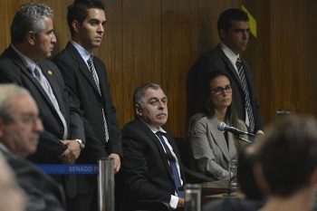 O ex-diretor da Petrobras Paulo Roberto Costa na CPI da Petrobras