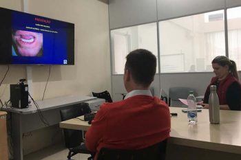 Ação foi ministrada pelo estomatologista da SMS Matheus Piardi Claudy