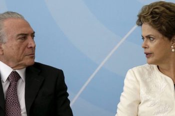 Temer e Dilma, antes da crise no Planalto sair dos bastidores