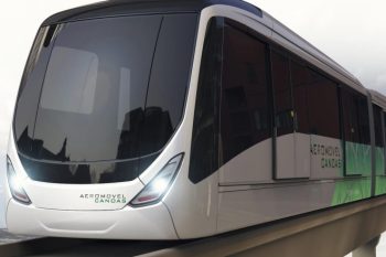 Projeto canoense prevê 18km de trilhos suspensos e 24 estações ao custo de R$ 1,7 bi. Foto: Divulgação