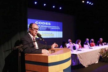 Luiz Zaffalon na última reunião do Codes de 2021