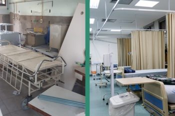 Leitos recuperados no HU servem para ampliação de vagas destinas à pacientes com Covid-19. Foto: Divulgaçã/PMC
