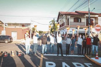 Zaffa convidou políticos e o ex-prefeito Marco Alba para ato de inauguração