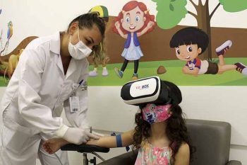 Laboratório do Dom João Becker utiliza realidade virtual em exames infantis 